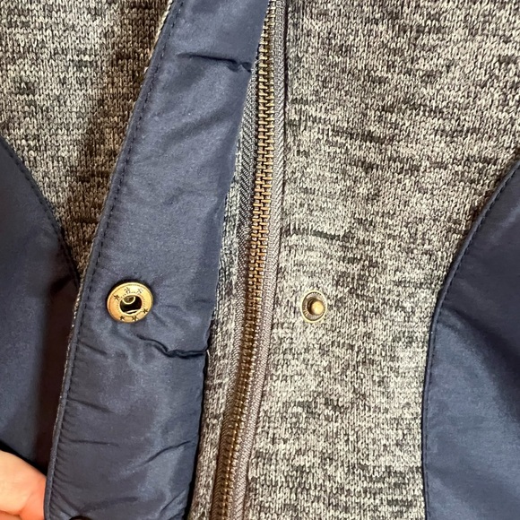 Orvis sherpa lined two toned vest Womens size Small Navy Blue - Picture 6 of 7